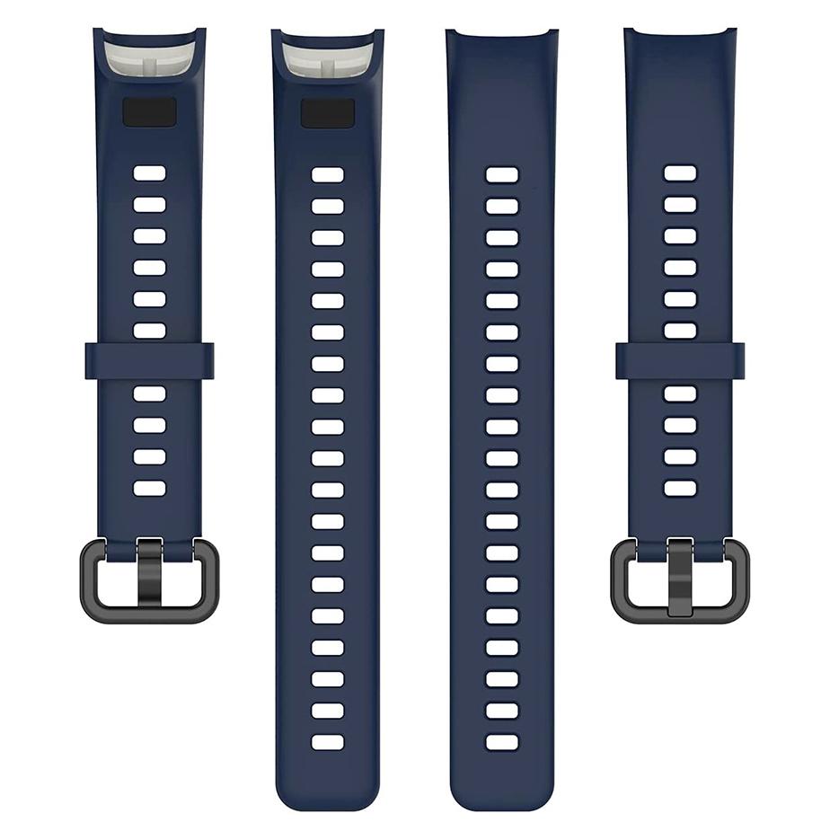 Pasek silikonowy - do Huawei Band 4 - granatowy