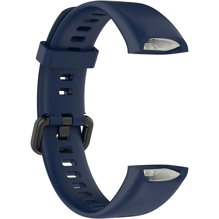 Pasek silikonowy - do Huawei Band 4 - granatowy