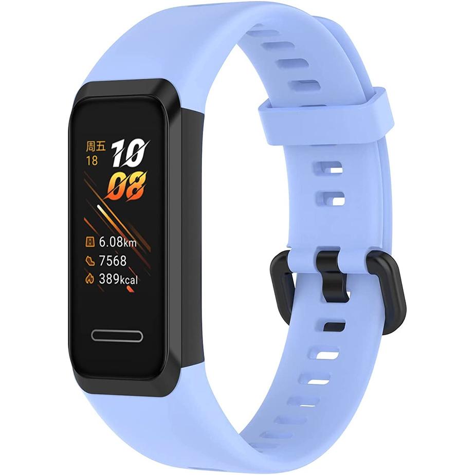 Pasek silikonowy - do Huawei Band 4 - jasnoniebieski