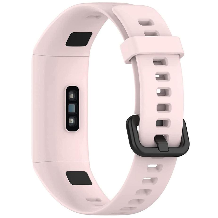 Pasek silikonowy - do Huawei Band 4 - różowy