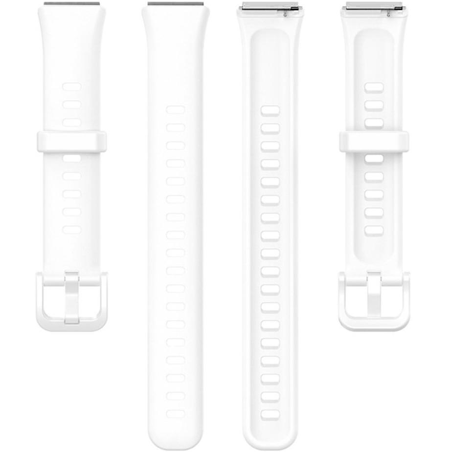 Pasek silikonowy - do Huawei Band 7 - biały