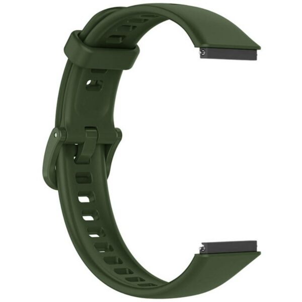 Pasek silikonowy - do Huawei Band 7 - ciemnozielony
