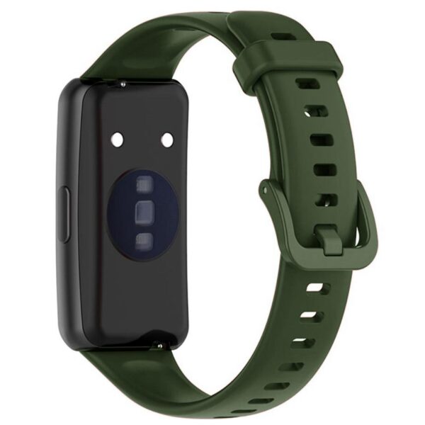 Pasek silikonowy - do Huawei Band 7 - ciemnozielony