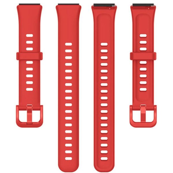 Pasek silikonowy - do Huawei Band 7 - czerwony