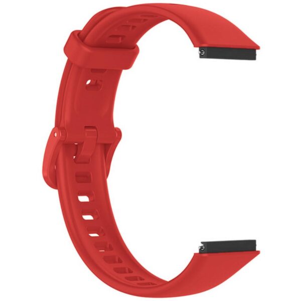 Pasek silikonowy - do Huawei Band 7 - czerwony