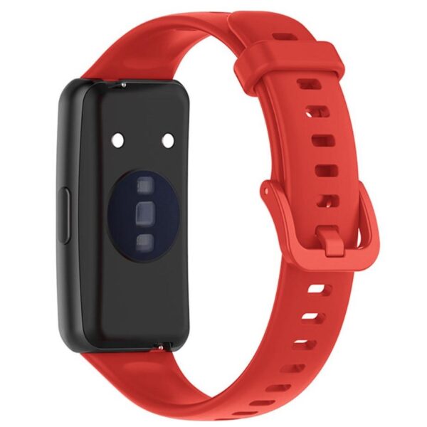 Pasek silikonowy - do Huawei Band 7 - czerwony