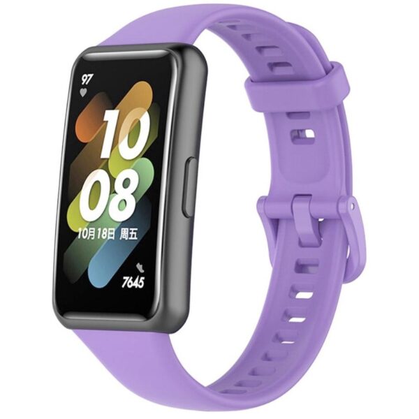 Pasek silikonowy - do Huawei Band 7 - fioletowy