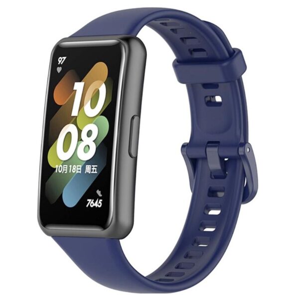 Pasek silikonowy - do Huawei Band 7 - granatowy