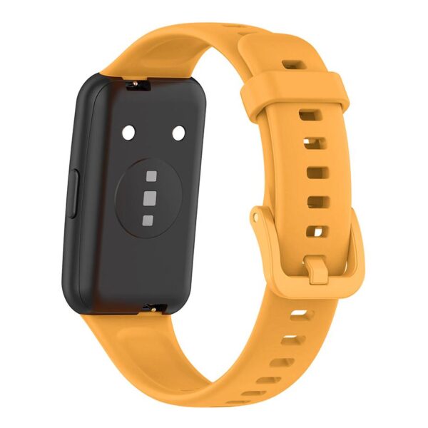Pasek silikonowy - do Huawei Band 7 - pomarańczowy