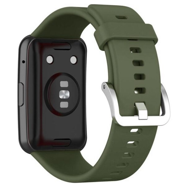 Pasek silikonowy - do Huawei Watch Fit - ciemnozielony