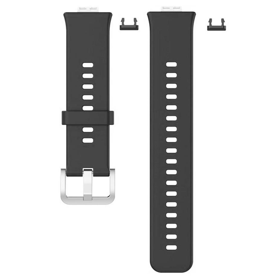 Pasek silikonowy - do Huawei Watch Fit - czarny
