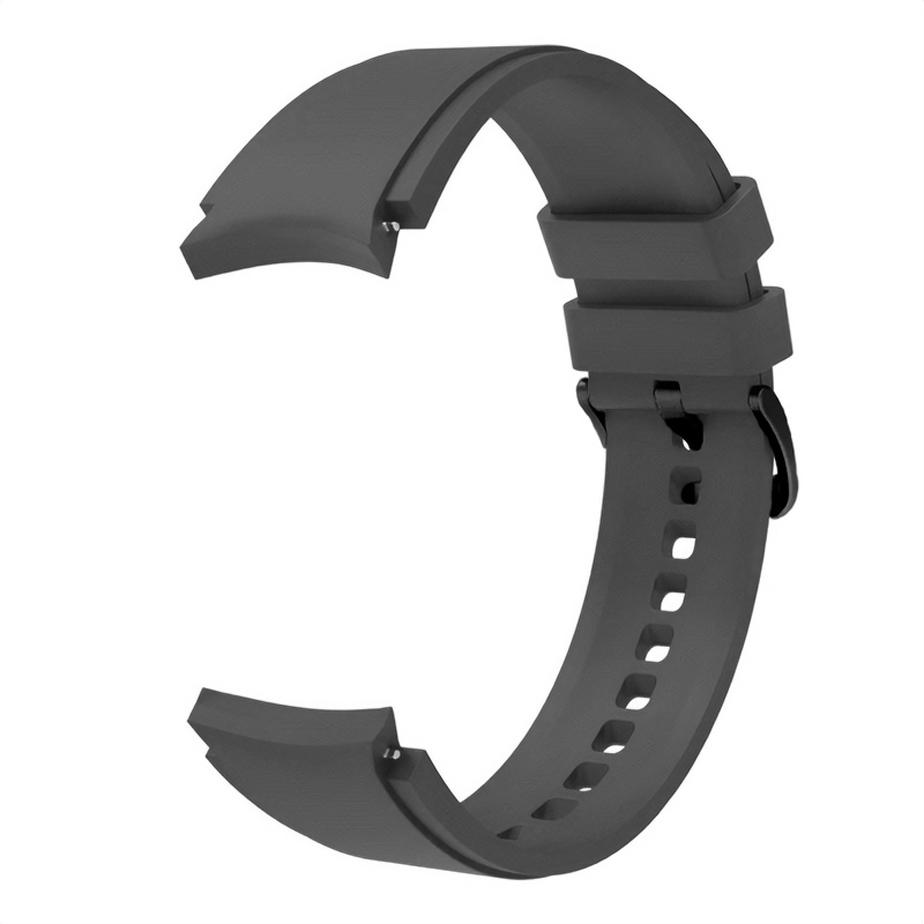 Pasek silikonowy - do Samsung Galaxy Watch 4 - czarny - 20 mm