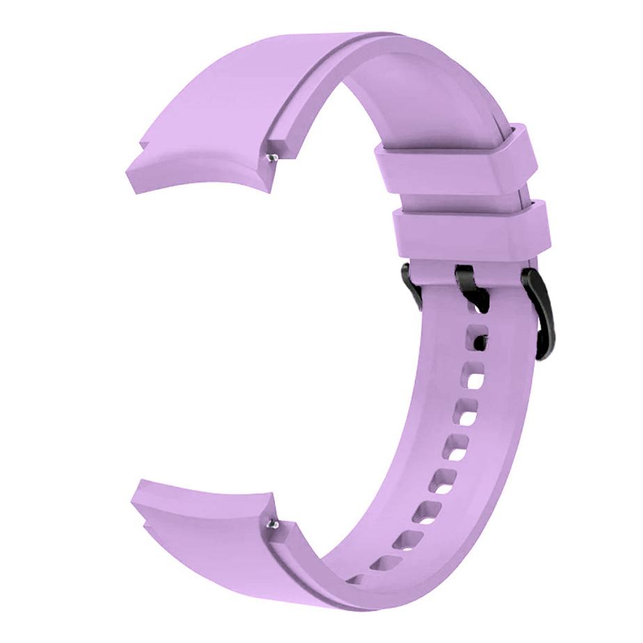 Pasek silikonowy - do Samsung Galaxy Watch 4 - fioletowy - 20 mm