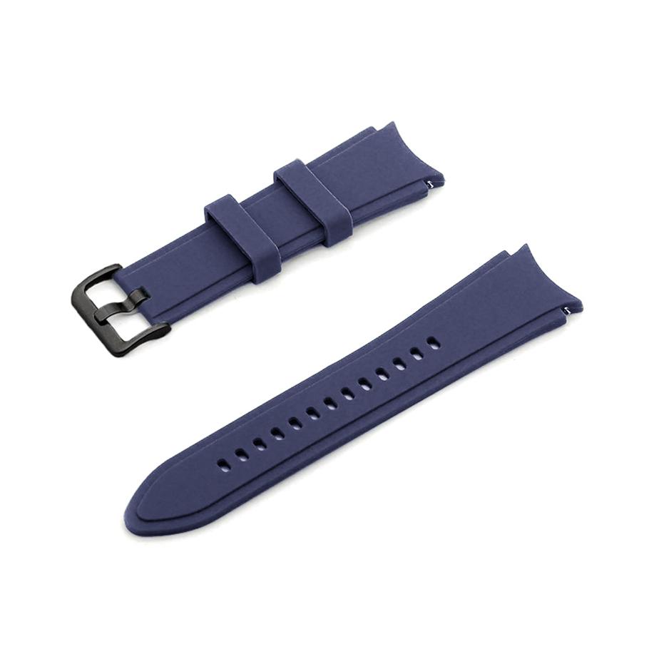 Pasek silikonowy - do Samsung Galaxy Watch 4 - granatowy - 20 mm