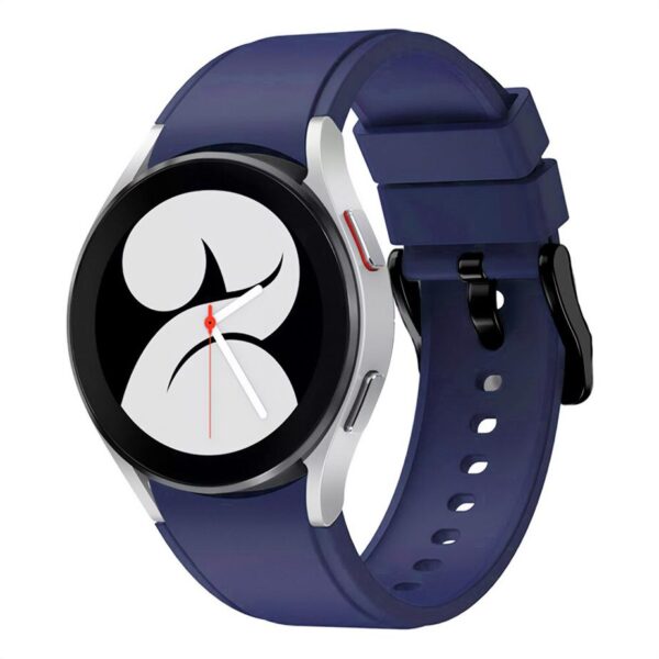 Pasek silikonowy - do Samsung Galaxy Watch 4 - granatowy - 20 mm