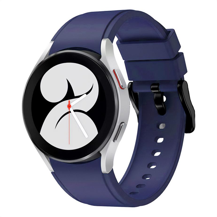 Pasek silikonowy - do Samsung Galaxy Watch 4 - granatowy - 20 mm