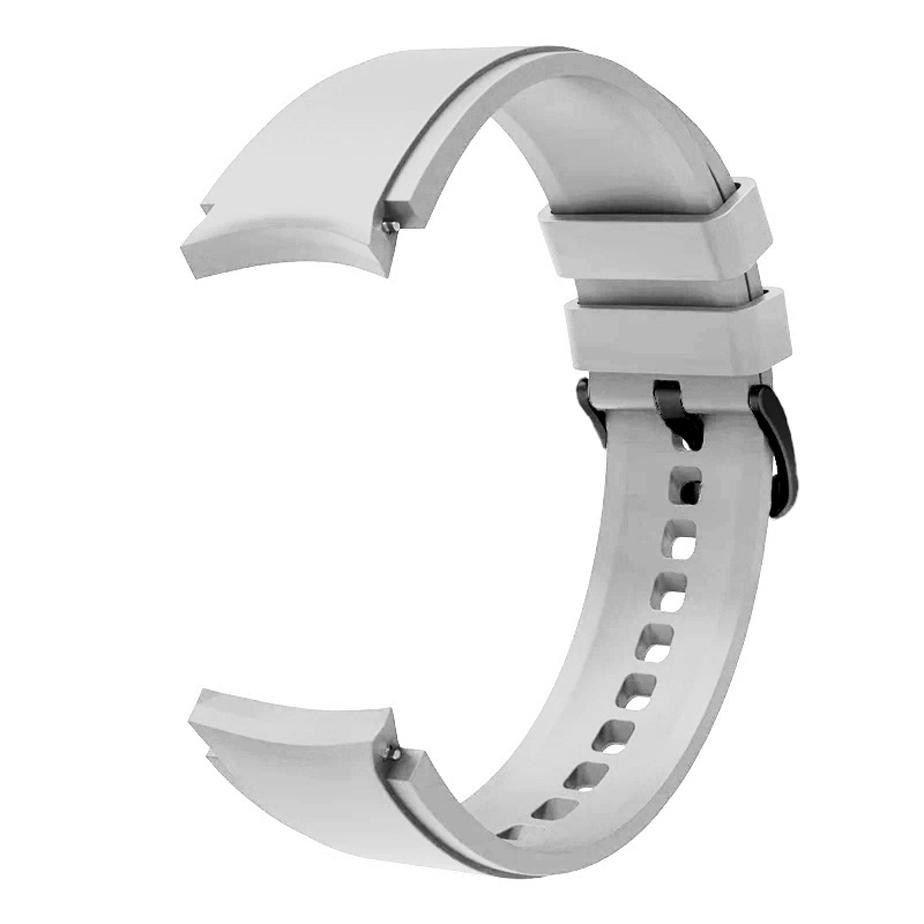 Pasek silikonowy - do Samsung Galaxy Watch 4 - szary - 20 mm