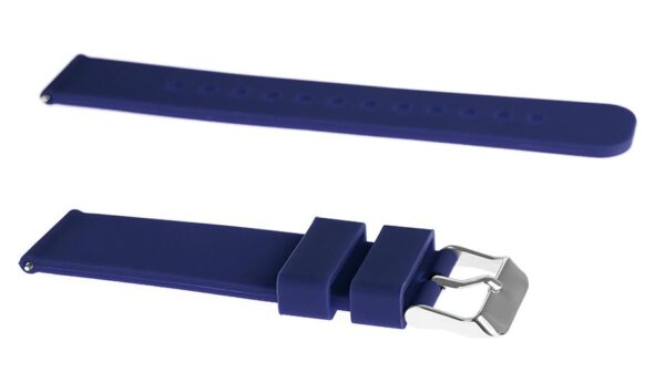 Pasek silikonowy S05 - granatowy - 18 mm