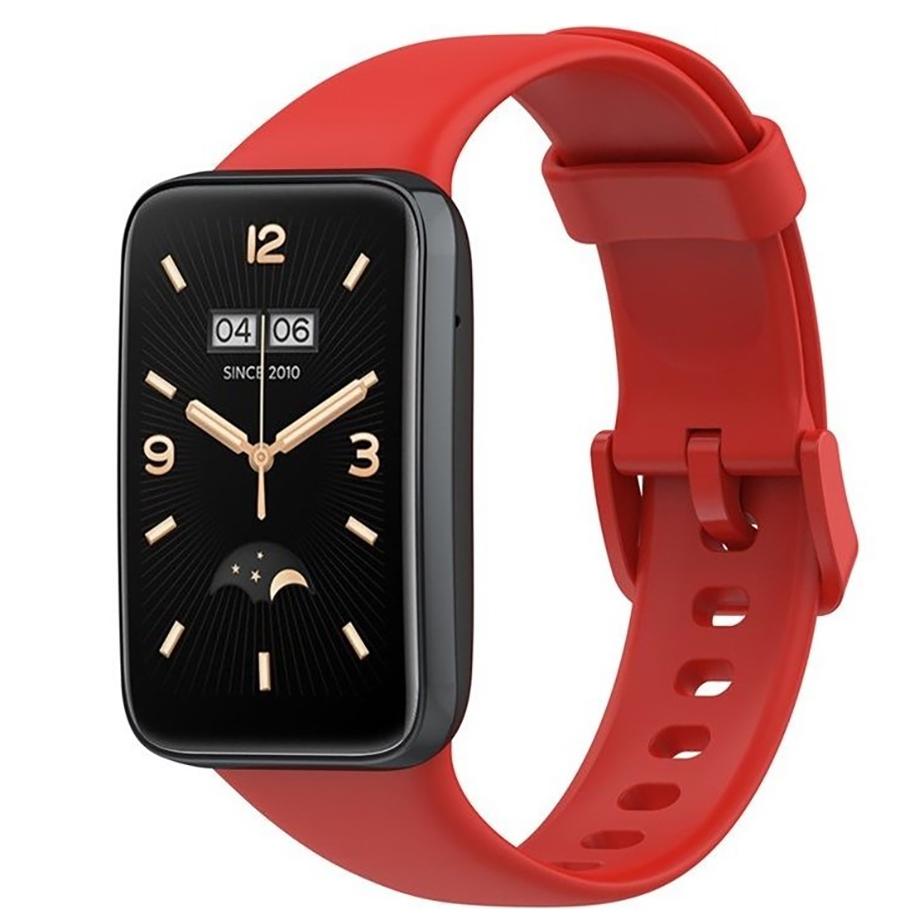 Pasek silikonowy - Xiaomi Mi Band 7 Pro - czerwony