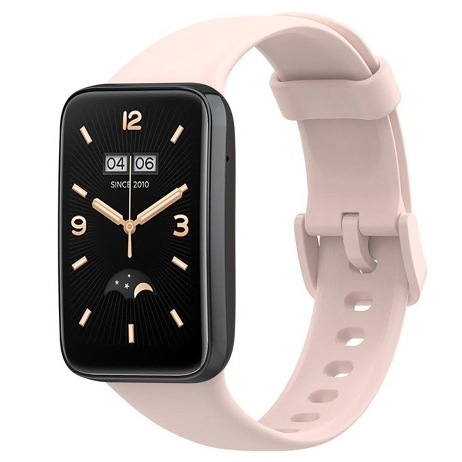 Pasek silikonowy - Xiaomi Mi Band 7 Pro - różowy