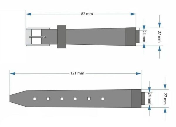 Pasek Casio - zamiennik - AMW-320 MTD-1066 - czarny - 22 mm