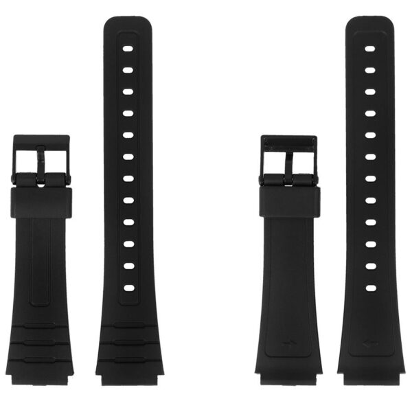 Pasek Casio - zamiennik - F-105W - czarny - 18 mm