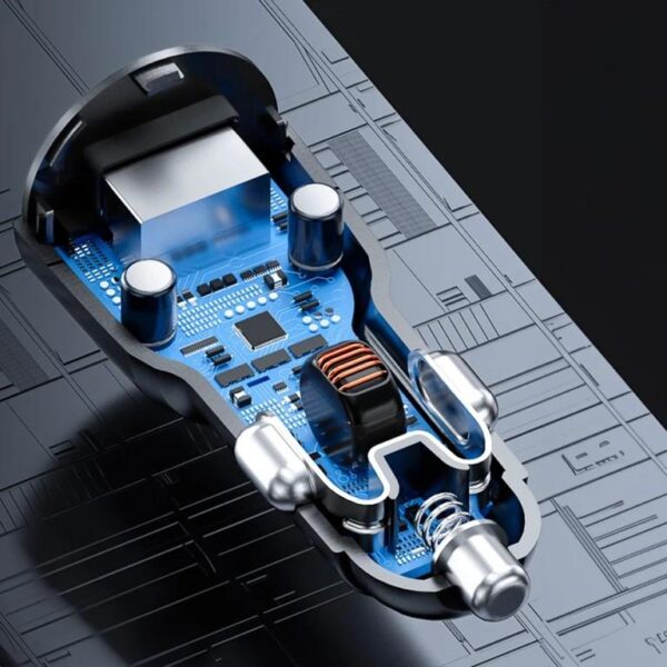 USB Car Charger Type C + USB - eXtremestyle® - 60W - CC60CU