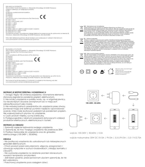 Travel charger eXtreme® USB Typ-C - PD - 30W - TC30C