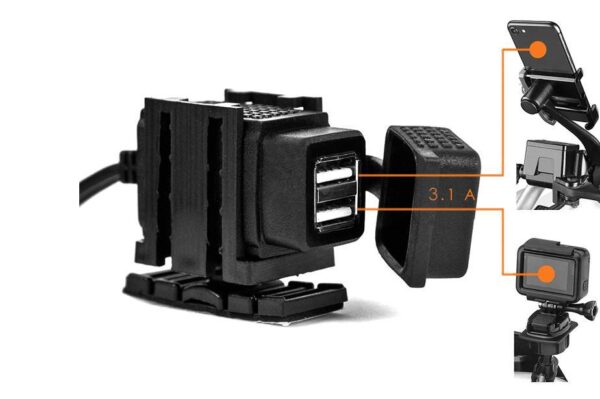 Motocyklowe gniazdo USB - eXtreme® MUS05