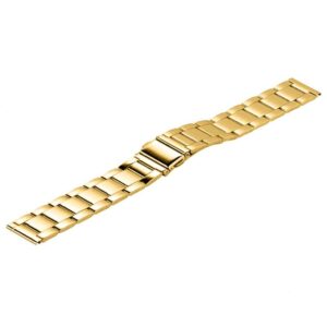Bransoleta stalowa pełna model 10 - 22 mm - IP złota