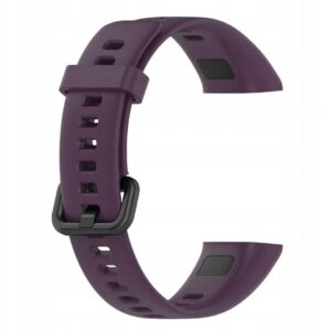 Pasek silikonowy - G01 - do Huawei Band - ciemnofioletowy