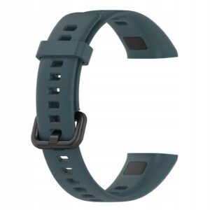Pasek silikonowy - G01 - do Huawei Band - ciemnozielony