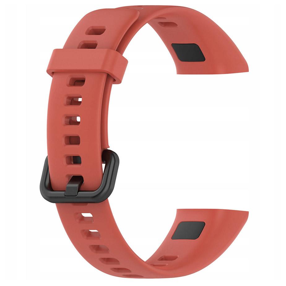 Pasek silikonowy - G01 - do Huawei Band - czerwony