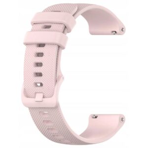 Pasek silikonowy - G04 - różowy - 20 mm