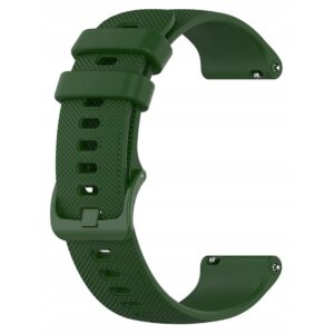 Pasek silikonowy - G04 - zielony - 22 mm