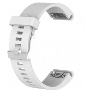 Pasek silikonowy - G05 - do Garmin - biały - 20 mm