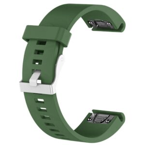 Pasek silikonowy - G05 - do Garmin - ciemnozielony - 20 mm