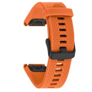 Pasek silikonowy - G07 - do Garmin - pomarańczowy - 20 mm