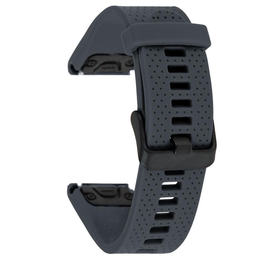 Pasek silikonowy - G07 - do Garmin - szaroniebieski - 20 mm