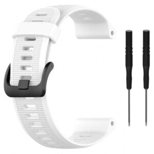 Pasek silikonowy - G10 - do Garmin - biały - 22 mm