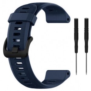 Pasek silikonowy - G10 - do Garmin - granatowy - 22 mm
