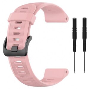 Pasek silikonowy - G10 - do Garmin - różowy - 22 mm