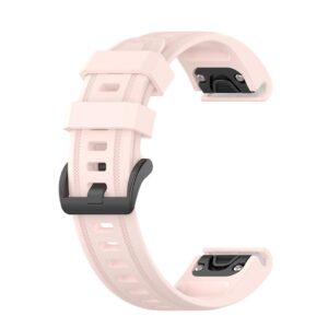 Pasek silikonowy - G11 - do Garmin - jasnoróżowy - 20 mm