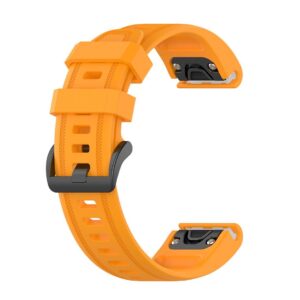 Pasek silikonowy - G11 - do Garmin - żołty - 20 mm