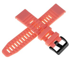 Pasek silikonowy - G12 - do Garmin - koralowy - 22 mm