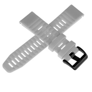 Pasek silikonowy - G12 - do Garmin - szary - 22 mm