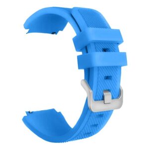 Pasek silikonowy - G18 - niebieski - 22 mm
