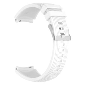 Pasek silikonowy - G19 - biały - 22 mm