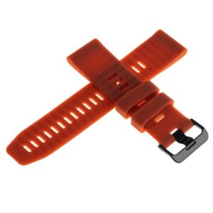 Pasek silikonowy - G22 - czerwony - 26 mm
