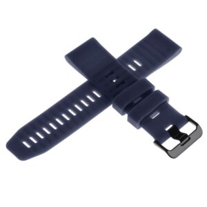 Pasek silikonowy - G22 - granatowy - 26 mm
